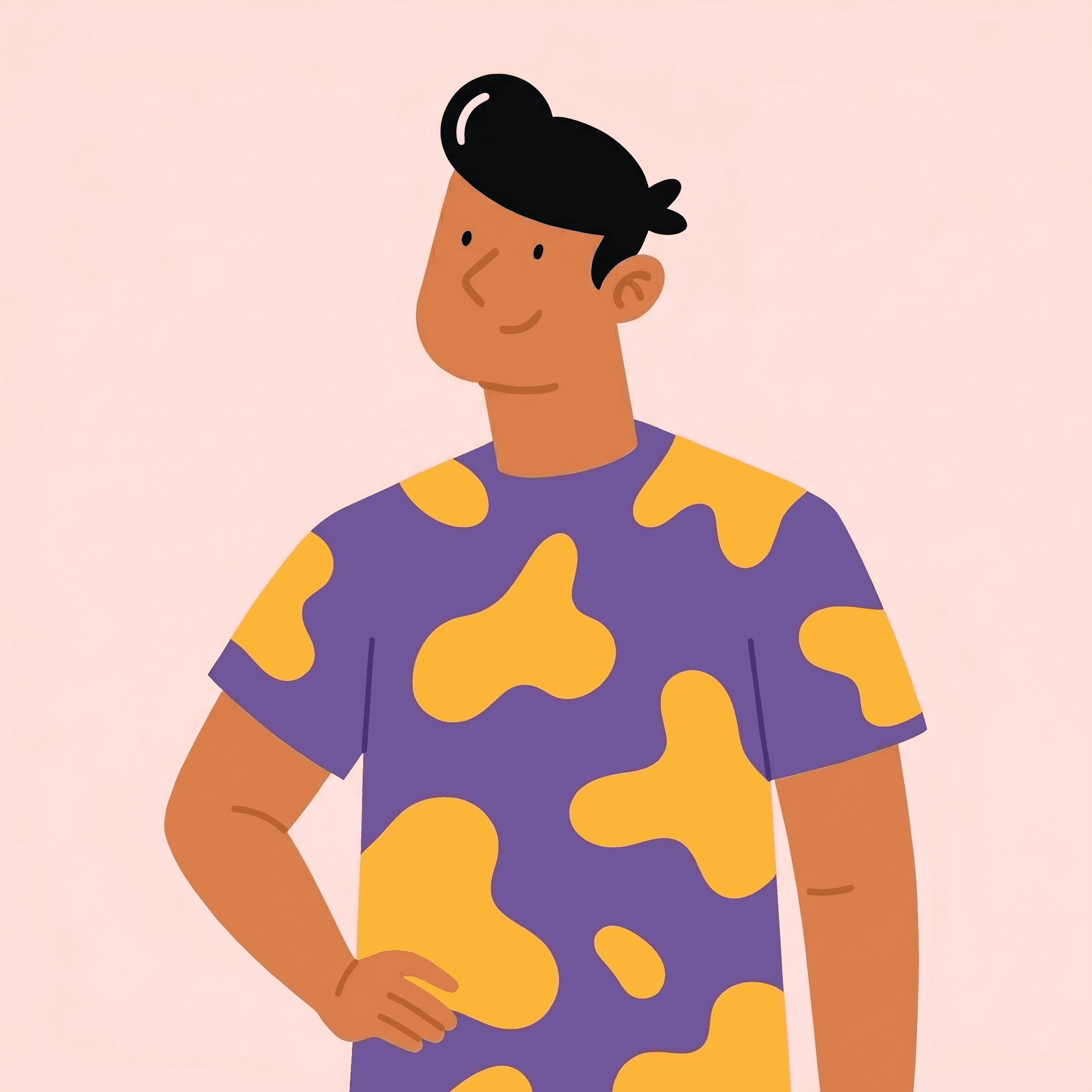 Illustrated portrait of James Walsh